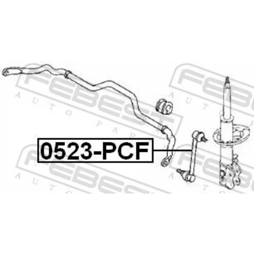 Tyč/Vzpera stabilizátora 0523-PCF /FEBEST/ - obr. 1