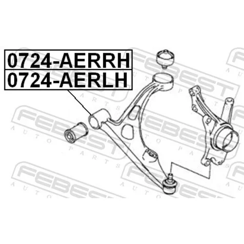 Rameno zavesenia kolies 0724-AERLH /FEBEST/ - obr. 1