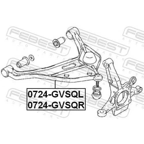 Rameno zavesenia kolies 0724-GVSQR /FEBEST/ - obr. 1