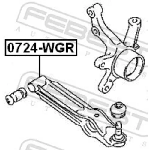 Rameno zavesenia kolies 0724-WGR /FEBEST/ - obr. 1