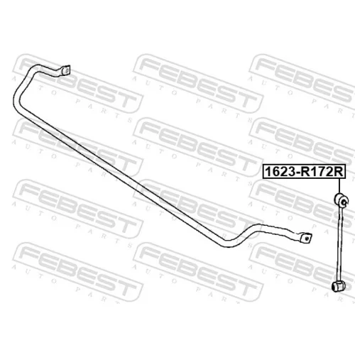 Tyč/Vzpera stabilizátora 1623-R172R /FEBEST/ - obr. 1