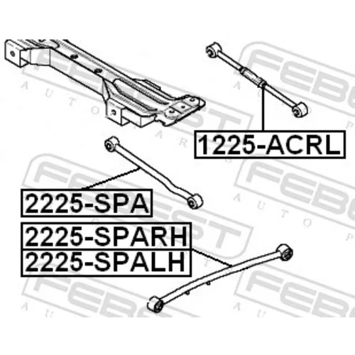 Rameno zavesenia kolies 2225-SPARH /FEBEST/ - obr. 1