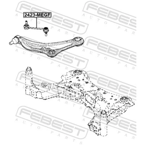 Tyč/Vzpera stabilizátora 2423-MEGF /FEBEST/ - obr. 1