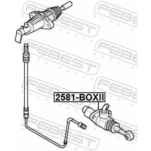Hlavný spojkový valec 2581-BOXII /FEBEST/ - obr. 1