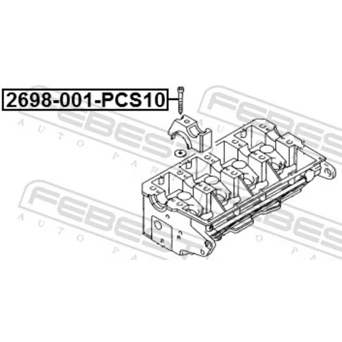 Súprava skrutiek, konzola vačkového hriadeľa 2698-001-PCS10 /FEBEST/ - obr. 1