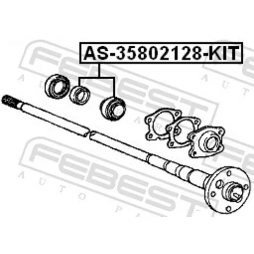 Ložisko hnacieho hriadeľa AS-35802128-KIT /FEBEST/ - obr. 1