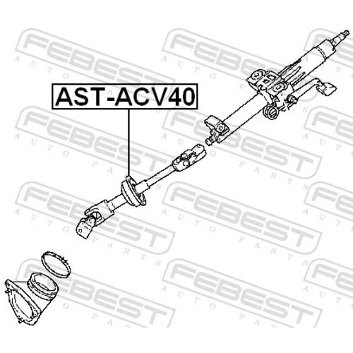 Hriadeľ riadenia AST-ACV40 /FEBEST/ - obr. 1
