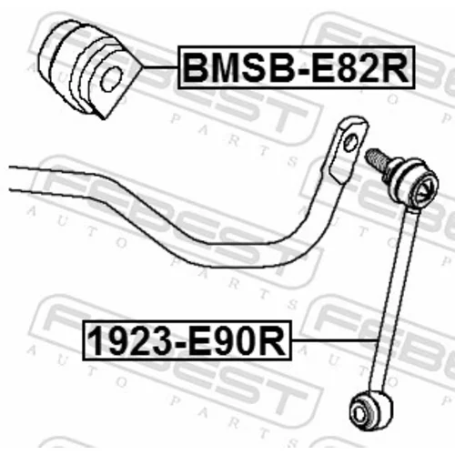 Uloženie priečneho stabilizátora BMSB-E82R /FEBEST/ - obr. 1