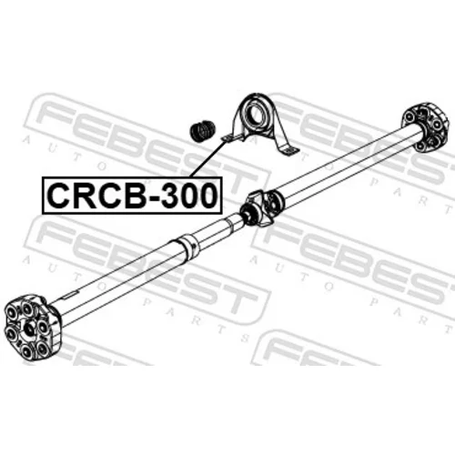 Stredové ložisko kĺbového hriadeľa CRCB-300 /FEBEST/ - obr. 1
