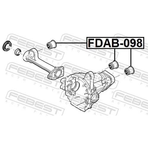 Uloženie, diferenciál FDAB-098 /FEBEST/ - obr. 1