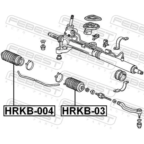 Manžeta riadenia HRKB-004 /FEBEST/ - obr. 1