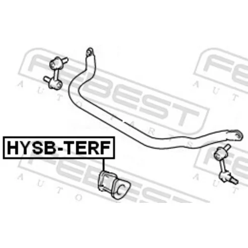 Uloženie priečneho stabilizátora HYSB-TERF /FEBEST/ - obr. 1