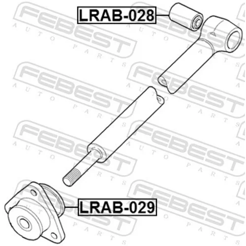 Uloženie riadenia LRAB-029 /FEBEST/ - obr. 1