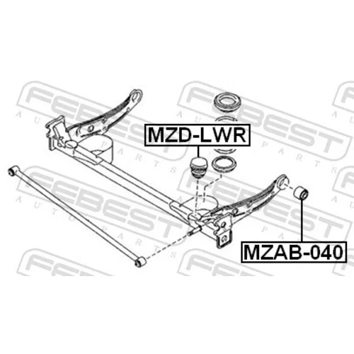 Uloženie riadenia MZAB-040 /FEBEST/ - obr. 1