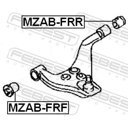 Uloženie riadenia MZAB-FRR /FEBEST/ - obr. 1