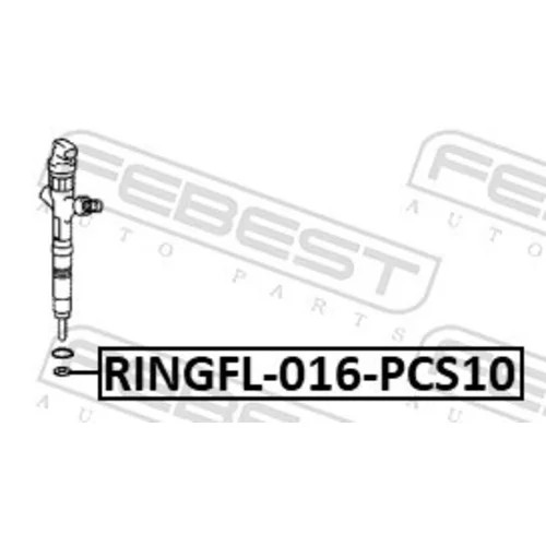 Sada tesniacich krúžkov, vstrekovací ventil RINGFL-016-PCS10 /FEBEST/ - obr. 1