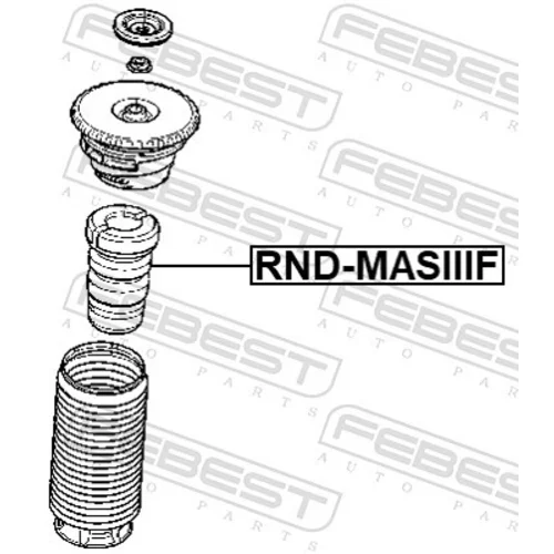 Doraz odpruženia RND-MASIIIF /FEBEST/ - obr. 1