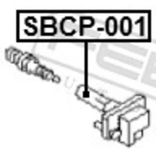 Pripájací konektor zapaľovacej cievky SBCP-001 /FEBEST/ - obr. 1
