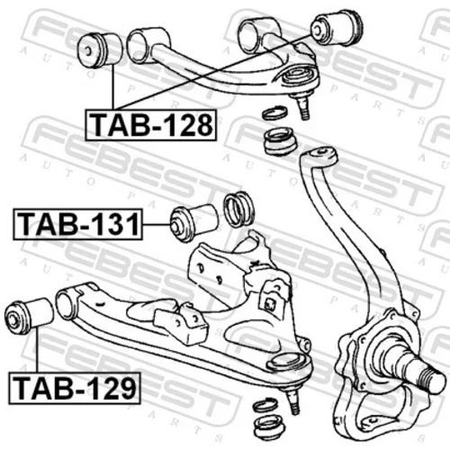 Uloženie riadenia TAB-128 /FEBEST/ - obr. 1