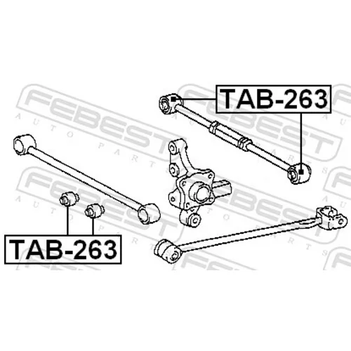 Uloženie riadenia TAB-263 /FEBEST/ - obr. 1