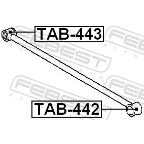 Uloženie riadenia TAB-442 /FEBEST/ - obr. 1