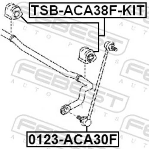 Opravná sada uloženia stabilizátora TSB-ACA38F-KIT /FEBEST/ - obr. 1