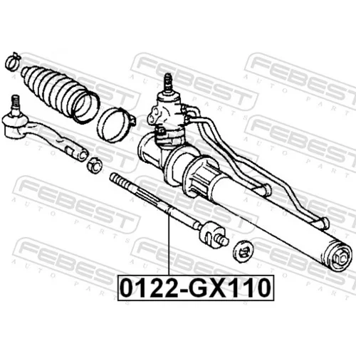 Axiálny čap tiahla riadenia 0122-GX110 /FEBEST/ - obr. 1