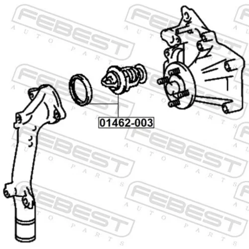 Termostat chladenia 01462-003 /FEBEST/ - obr. 1