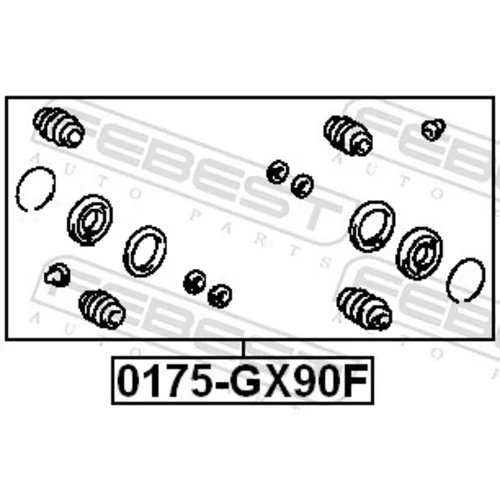 Opravná sada brzdového strmeňa 0175-GX90F /FEBEST/ - obr. 1