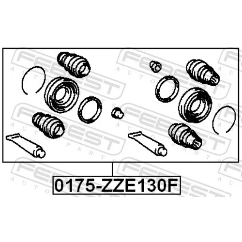 Opravná sada brzdového strmeňa 0175-ZZE130F /FEBEST/ - obr. 1