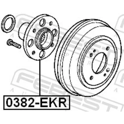 Náboj kolesa 0382-EKR /FEBEST/ - obr. 1
