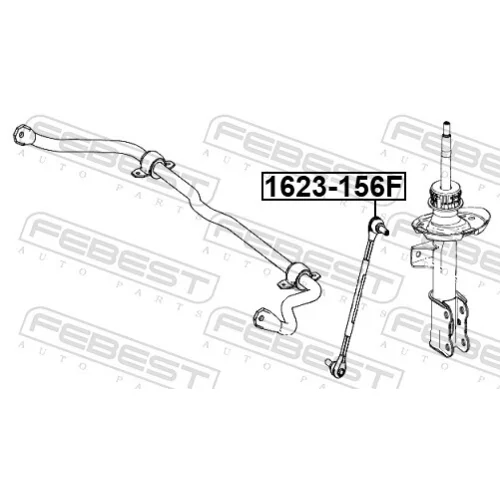 Tyč/Vzpera stabilizátora 1623-156F /FEBEST/ - obr. 1