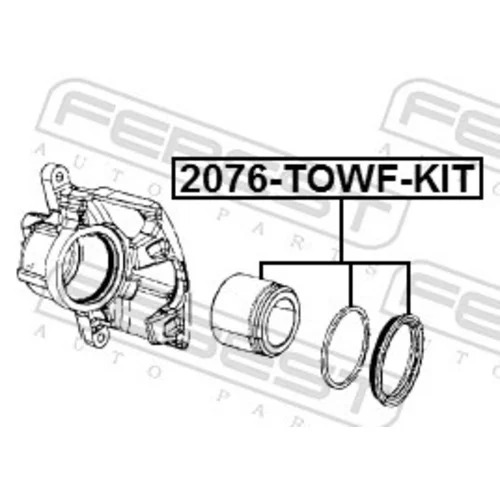 Opravná sada brzdového strmeňa 2076-TOWF-KIT /FEBEST/ - obr. 1