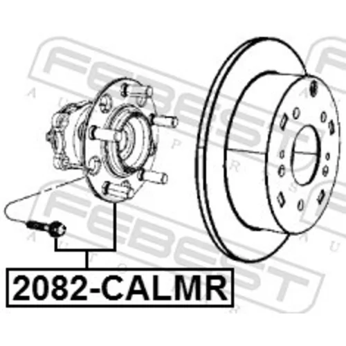 Náboj kolesa 2082-CALMR /FEBEST/ - obr. 1