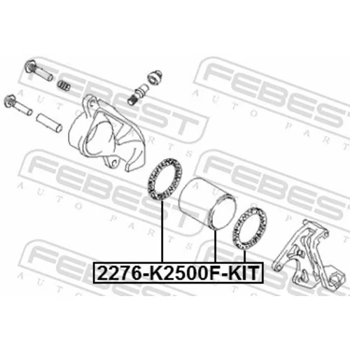 Opravná sada brzdového strmeňa 2276-K2500F-KIT /FEBEST/ - obr. 1