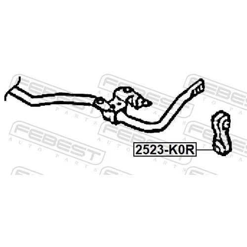 Tyč/Vzpera stabilizátora 2523-K0R /FEBEST/ - obr. 1
