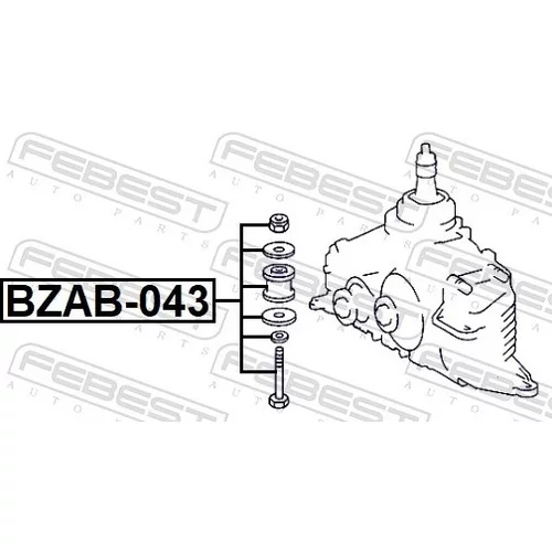 Uloženie, diferenciál BZAB-068 /FEBEST/ - obr. 1