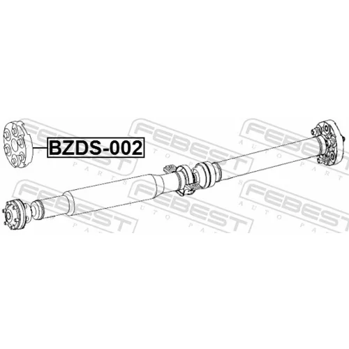 Kĺbový hriadeľ BZDS-002 /FEBEST/ - obr. 1
