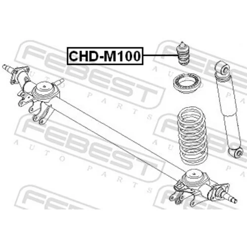 Doraz odpruženia CHD-M100 /FEBEST/ - obr. 1