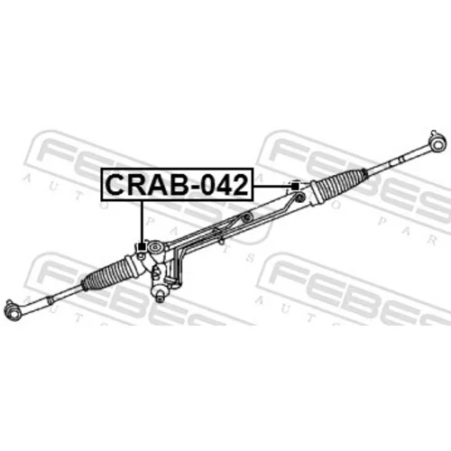 Uloženie prevodovky riadenia CRAB-042 /FEBEST/ - obr. 1