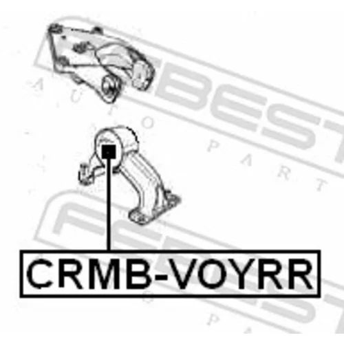 Uloženie motora CRMB-VOYRR /FEBEST/ - obr. 1