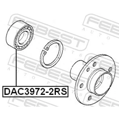 Ložisko kolesa DAC3972-2RS /FEBEST/ - obr. 1