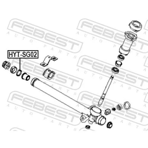 Puzdro pre hriadeľ riadenia HYT-SG02 /FEBEST/ - obr. 1