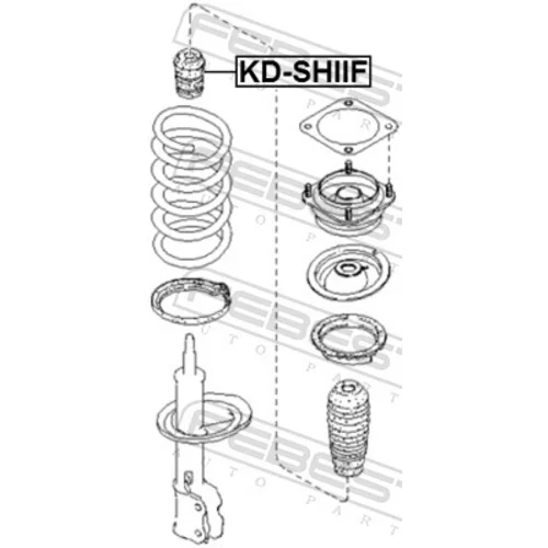 Doraz odpruženia KD-SHIIF /FEBEST/ - obr. 1