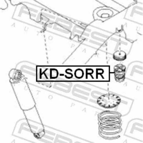 Doraz odpruženia KD-SORR /FEBEST/ - obr. 1