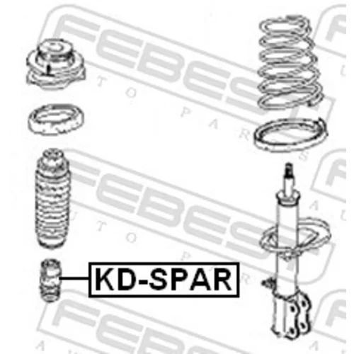 Doraz odpruženia KD-SPAR /FEBEST/ - obr. 1