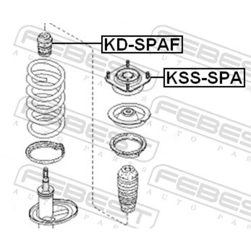 Ložisko pružnej vzpery KSS-SPA /FEBEST/ - obr. 1