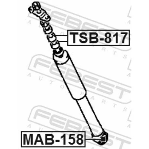 Puzdro, tlmič MAB-158 /FEBEST/ - obr. 1