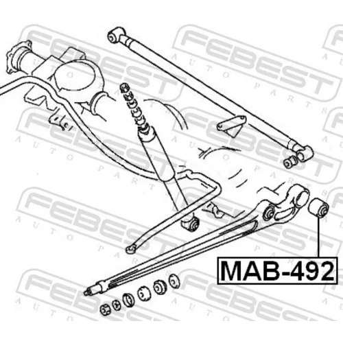 Uloženie riadenia MAB-492 /FEBEST/ - obr. 1