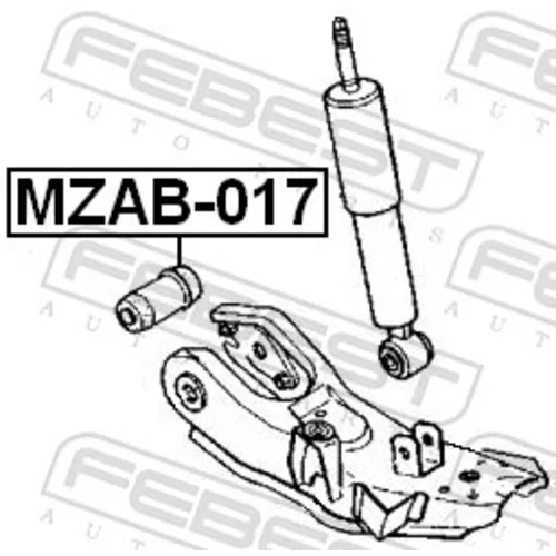 Uloženie riadenia MZAB-017 /FEBEST/ - obr. 1